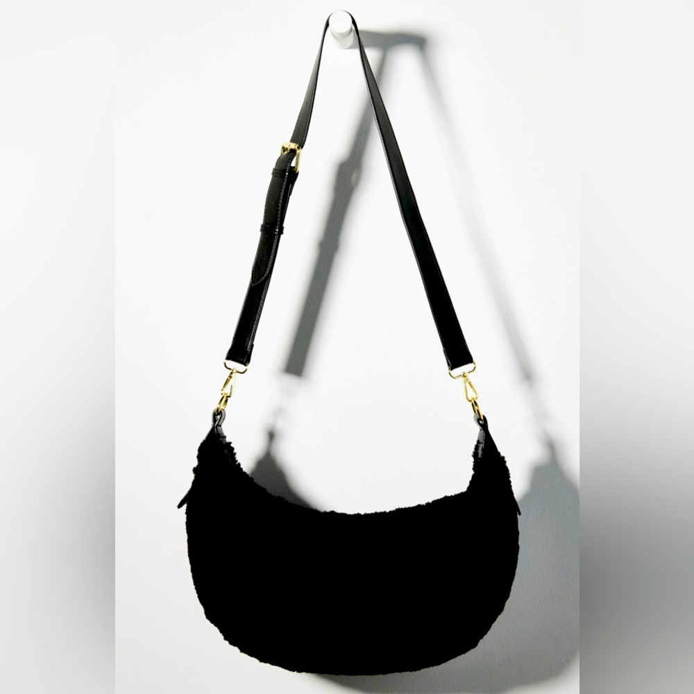Anthropologie Jules Kae Zola Sherpa Crossbody Bag
